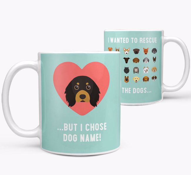 'Rescue All The Dogs' - Personalised {breedFullName} Mug